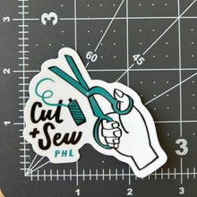 Load image into Gallery viewer, Cut &amp; Sew PHL Sticker 002
