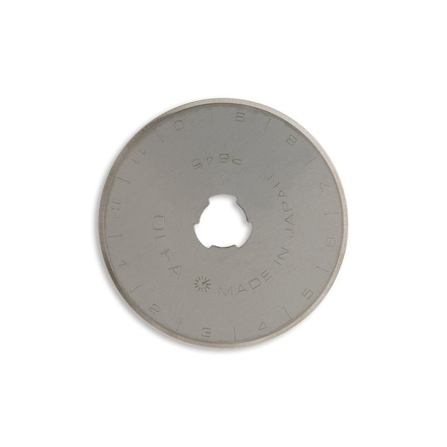 OLFA Replacement Rotary Cutter Blades For 45mm Rotary Cutter (CUT-3) - 1/Pack